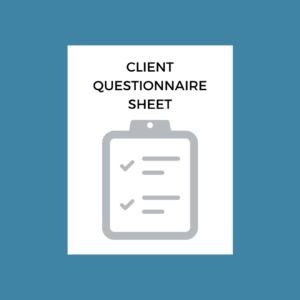 Client Questionnaire Sheet
