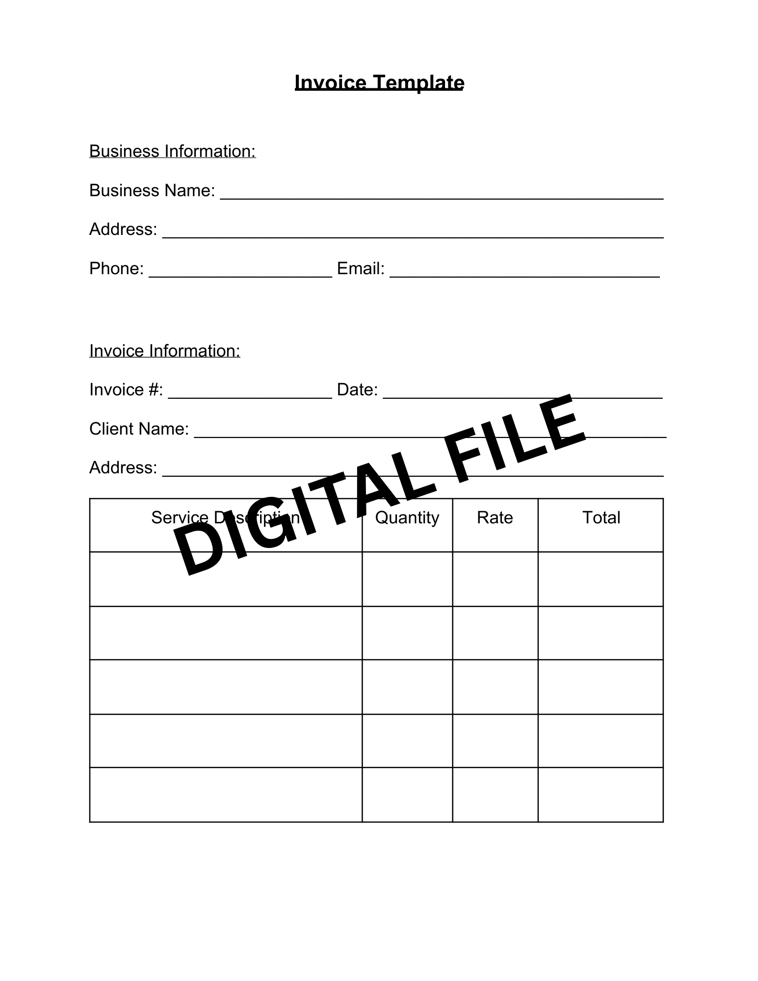 Construction & Contractor Forms Bundle - Image 3