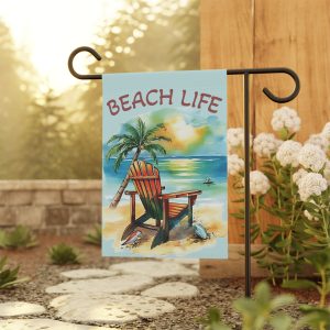 Beach Life Garden & House Banner