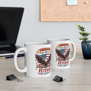 American by Birth Veteran by Choice Mug | Ceramic Coffee Cup